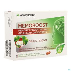 Memoboost Gingko Bacopa Caps 30