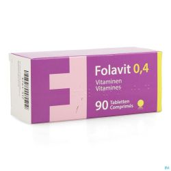 Folavit 0,4Mg Comp 90X0,4Mg Nf