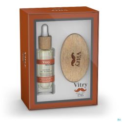 Vitry Coffret Huile Soin Barbe 30Ml + Brosse Barbe