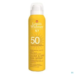 Widmer Clear & Dry Sun Spray 50 200ml