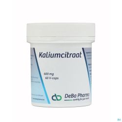 Kaliumcitraat 600mg V-caps 60 Deba