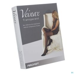 Veinax Panty Transparant 2 Lang Zwart Maat 2