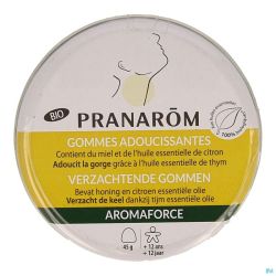 Aromaforce Bio Gommes Adoucissantes Miel 45