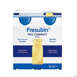 FRESUBIN PRO COMPACT VANILLE 4X125ML