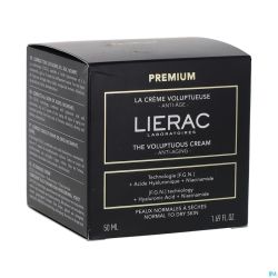 LIERAC PREMIUM CREME VOLUPTUEUSE A/AGE POT 50ML NF