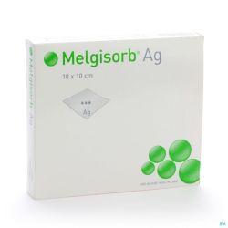 Melgisorb Ag Cp Ster 10x10cm 10 256100