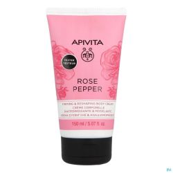 Apivita Creme Corp Raffermis. Rose&Pepper 150Ml