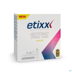 Etixx Isotonic Lemon Tabl Efferv. 6x10