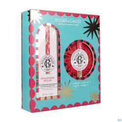 ROGER&GALLET SET NOEL GING. ROUGE 30ML+SAVON 100G