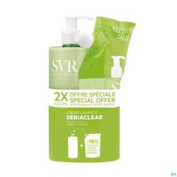 Svr Sebiaclear Creme Lavante 400ml+ Recharge 400ml