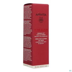 Apivita Wine Elixir Creme A/Rides Yeux Levres 15Ml
