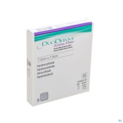 Duoderm Extra Mince Pans Hydro 7,5cmx7,5cm 5 H7951