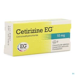 Cetirizine Eg Comp 7X10Mg