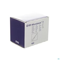 Bd microlance 3 aig. 25g 1 rb 0,5x25mm orange 100