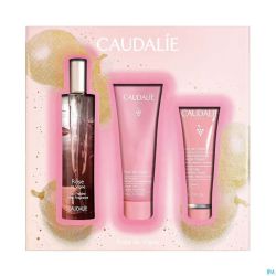 CAUDALIE COFFRET NOEL EAU FRAICHE ROSE 3 PROD.