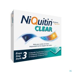 Niquitin Clear Patches 14 X 7 Mg