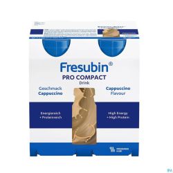 FRESUBIN PRO COMPACT CAPPUCCINO 4X125ML