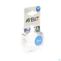 Philips Avent Tetine Medium 3Trous 2