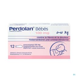 Perdolan Supp Baby 12X100Mg