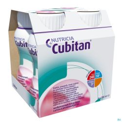 Cubitan Fraise 4x200ml