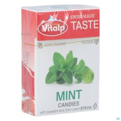 Vitalp Snoepje Munt Z/suiker Stevia 25g