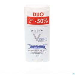 Vichy deo p react. s/sel alu stick 24h duo 2x40ml