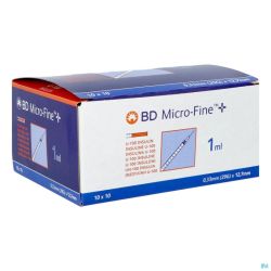 Bd microfine+ ser.ins. 1,0ml 29g 12,7mm 100 324827