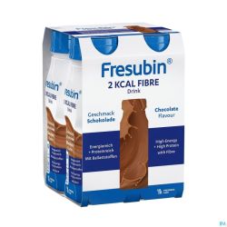 Fresubin 2Kcal Fibre Drink Chocolat Fl 4X200Ml
