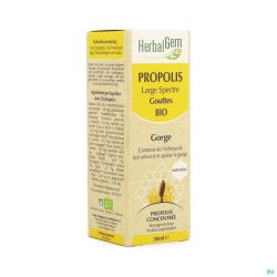 Herbalgem propolis large spectr. bio fl gutt 50ml