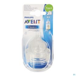 Philips Avent Tetine Slow 2Trous 2