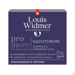 Widmer Proderm Nachtcrème Zonder Parfum 50ml