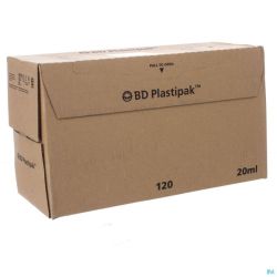 Bd plastipak ser. s/aig. luer lok 20ml 120 300629