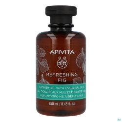 Apivita Refreshing Fig Shower Gel Ess. Oils 250Ml