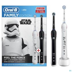 Oral B Family Pro2 Black + Junior Star Wars