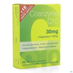 Coenzyme Q10 30mg+mg Comp 30+comp 15 Grat. Revogan