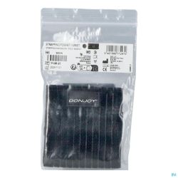 Donjoy Strapping Zwart Pols