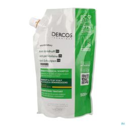 VICHY DERCOS SH TRAIT.A/PELL CHEV.SEC REFILL 500ML