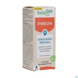 Herbalgem Energem Mentale Overbelasting Drupp.30ml
