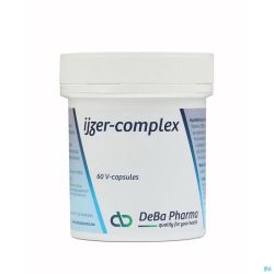 Ijzer Complex Vegetat. Caps 60x25mg Deba