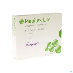 Mepilex Lite Dun Verb Sil Ster 6x 8,50cm 5 284000