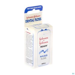 Johnson reach dental floss waxed 200m