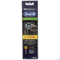 Oral B Refill Crossaction Black 3+1
