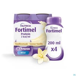 Fortimel Protein 2kcal Vanilla 4x200ml