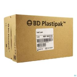 Bd Plastipak Spuit Luer Tuberculine 1ml 1 303172