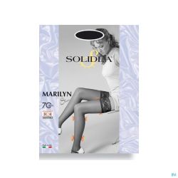 Solidea Kous Marilyn 70 Sheer Nero 4-l