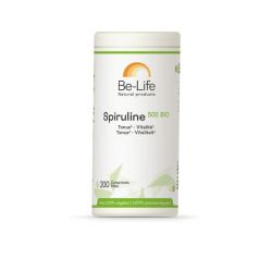 Be Life Spiruline 500 Bio 200 Comprimés