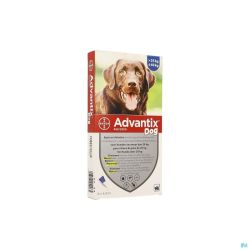 Advantix 400/2000 Chiens 25<40kg Fl 6x4,0ml