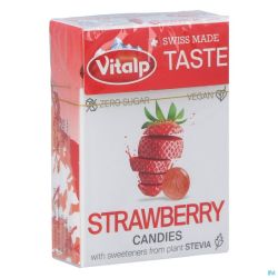 Vitalp Bonbon Fraise S/sucre Stevia 25g
