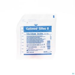 Cutimed Siltec B Cp Steril 7,5x 7,5cm 1 7328400