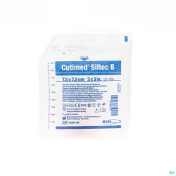 Cutimed Siltec B Kp Steriel 7,5x 7,5cm 1 7328400